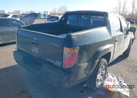 2007 Honda Ridgeline Rts from USA, damaged, VIN 2HJYK16437H505139